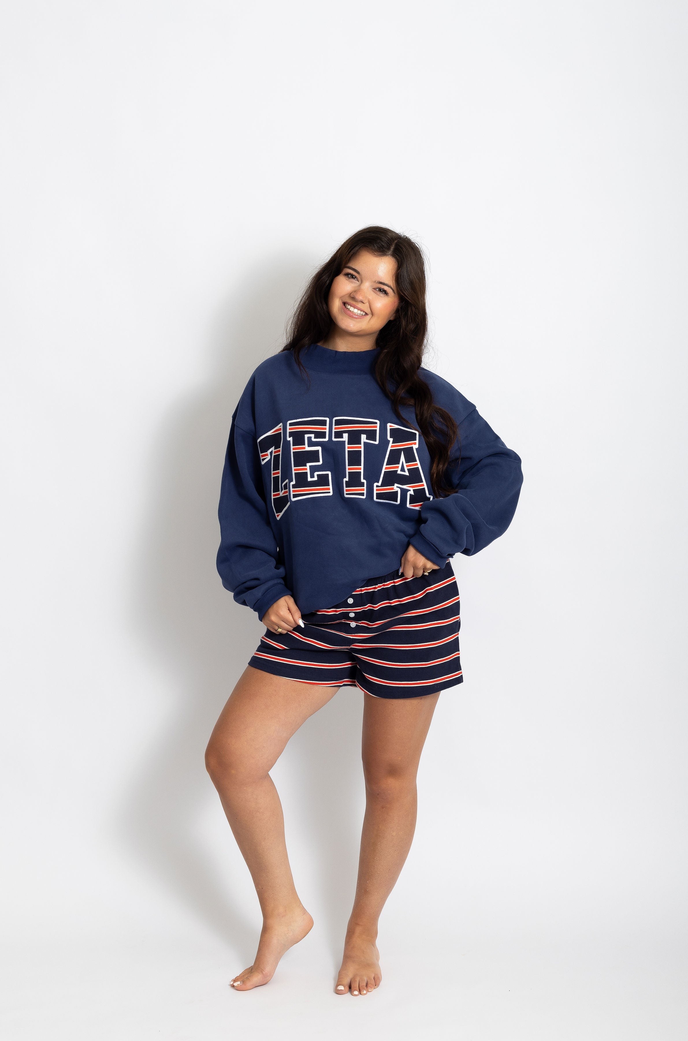 Zeta 4th of July Mockneck