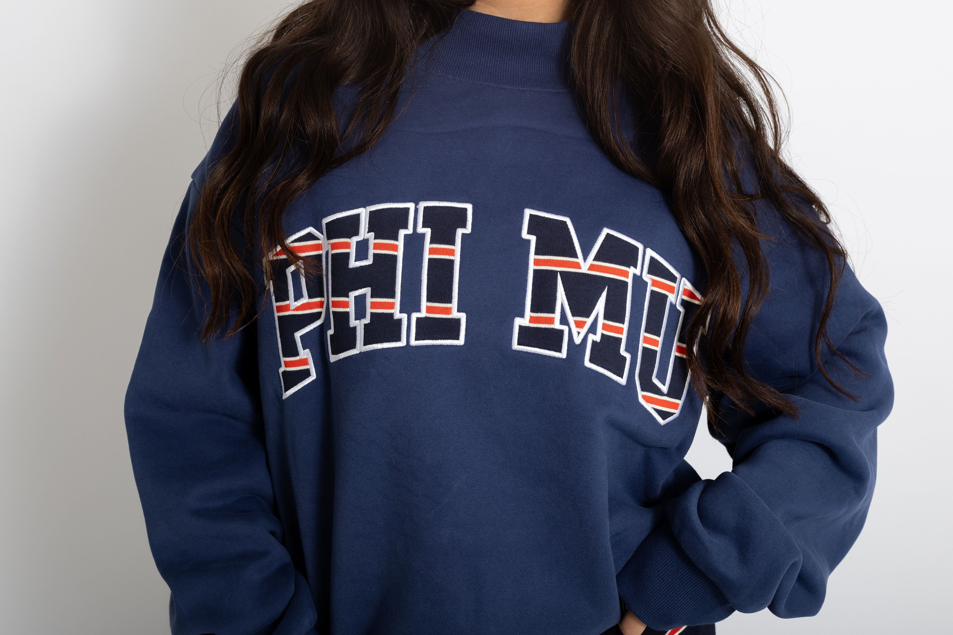 Phi Mu 4th of July Mockneck