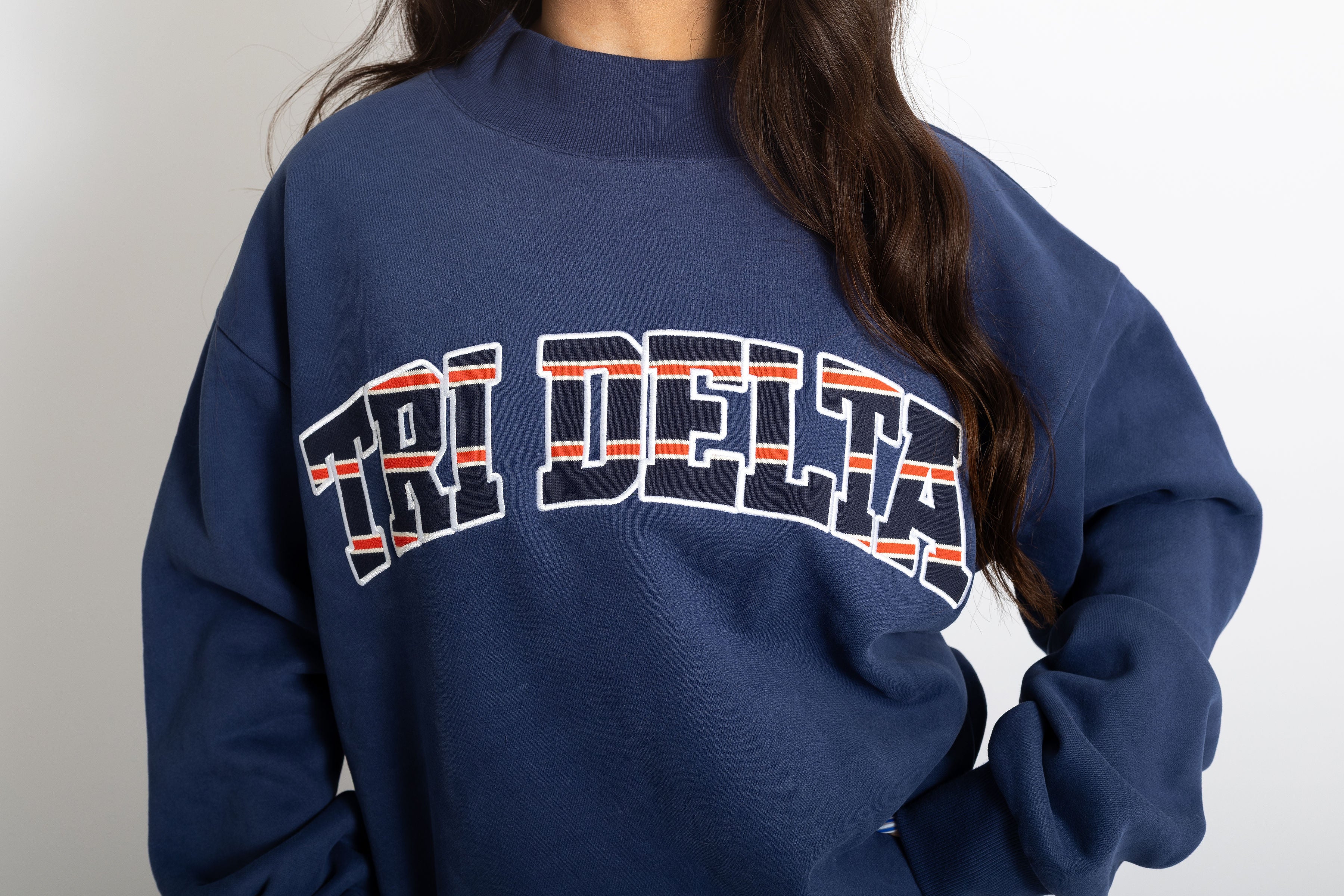 Tri Delta 4th of July Mockneck