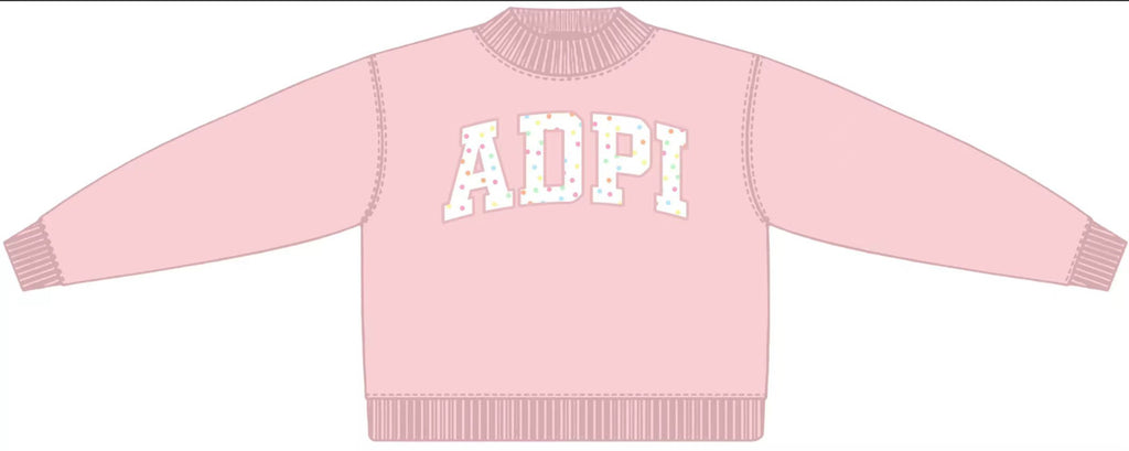 ADPi Polka Dot Mockneck