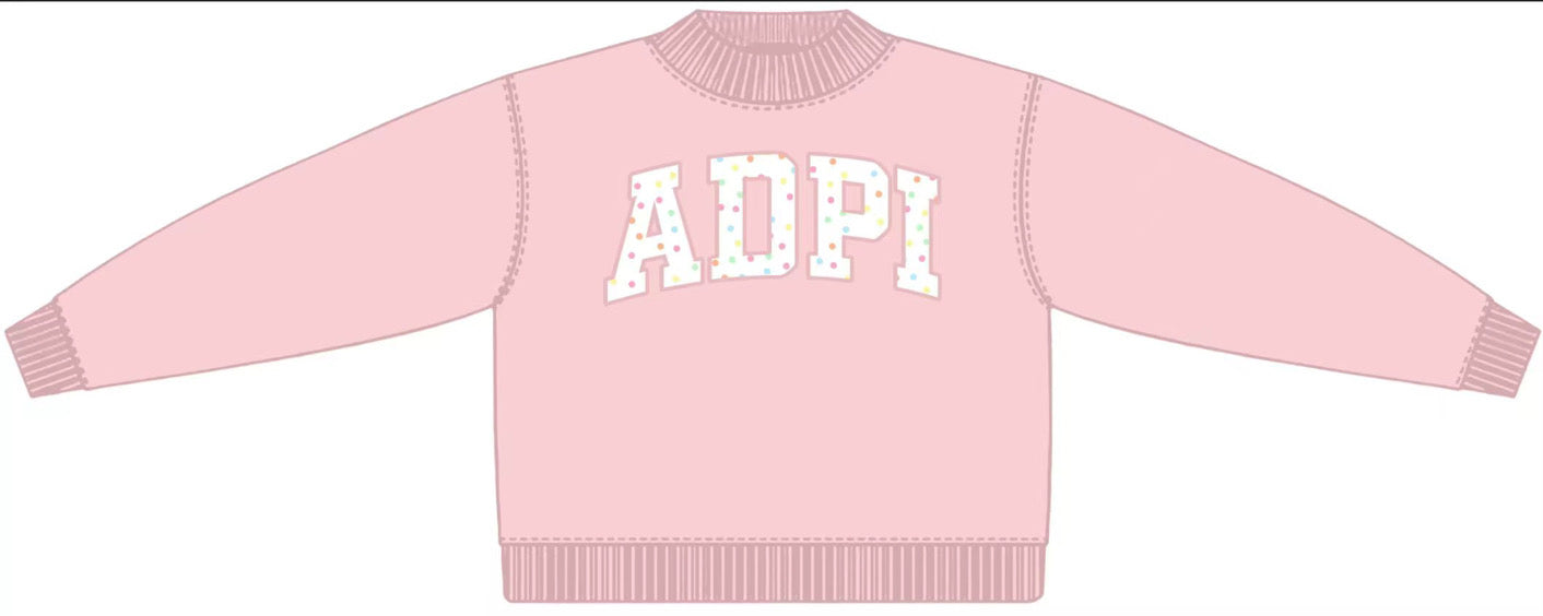 ADPi Polka Dot Mockneck