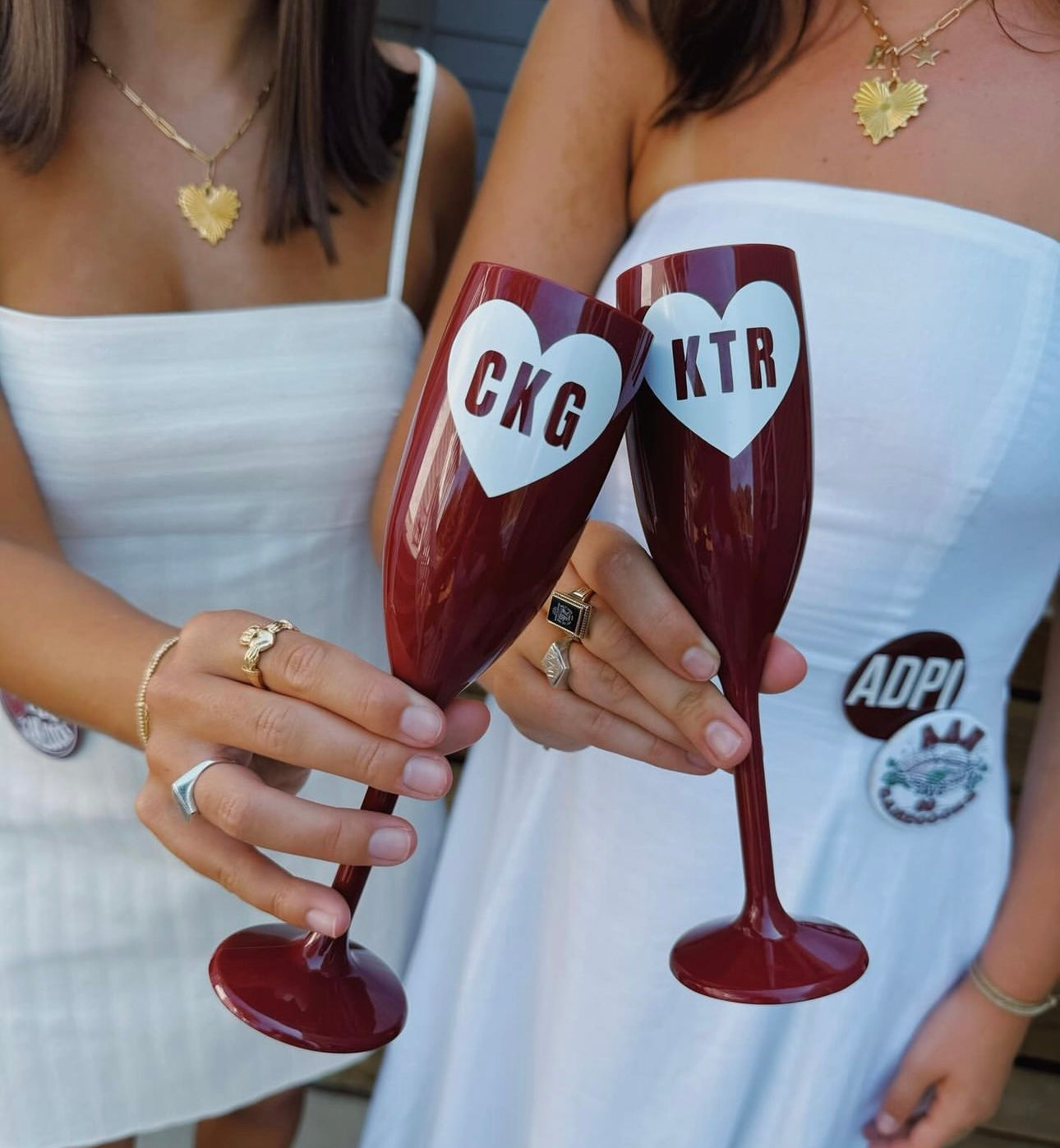 Customizable Champagne Flutes