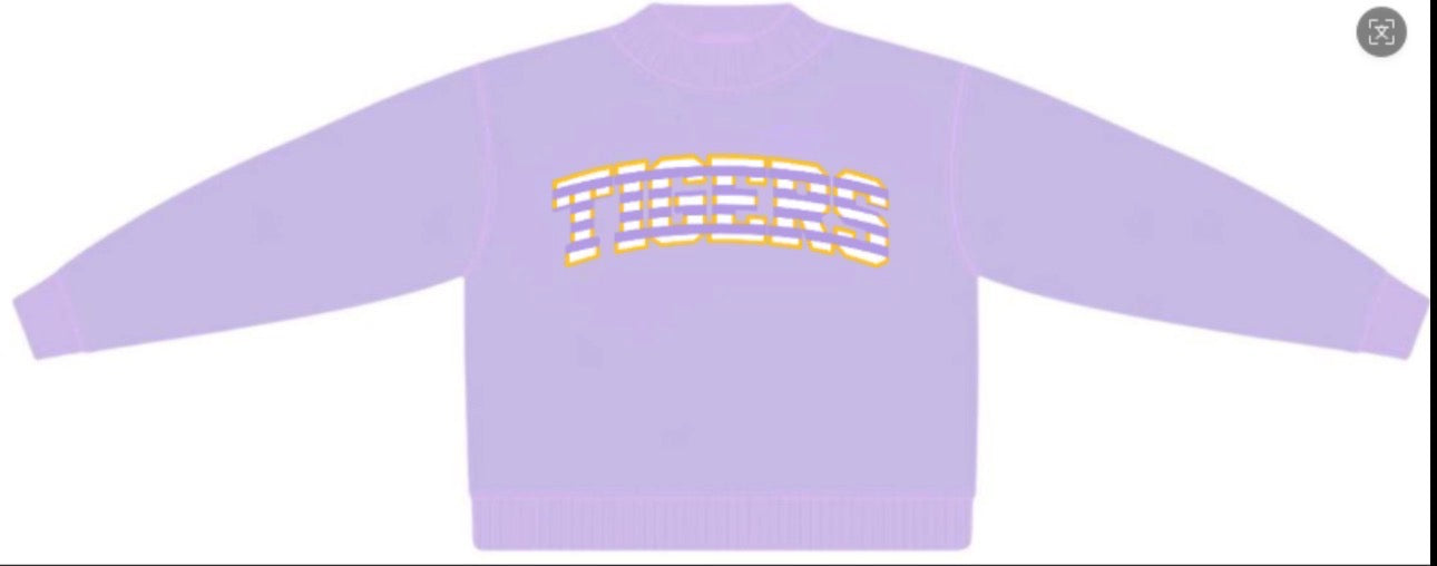 LSU TIGERS MOCKNECK
