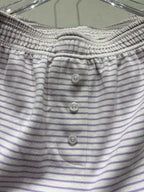 MATCHING PURPLE STRIPE BOXER SHORTS