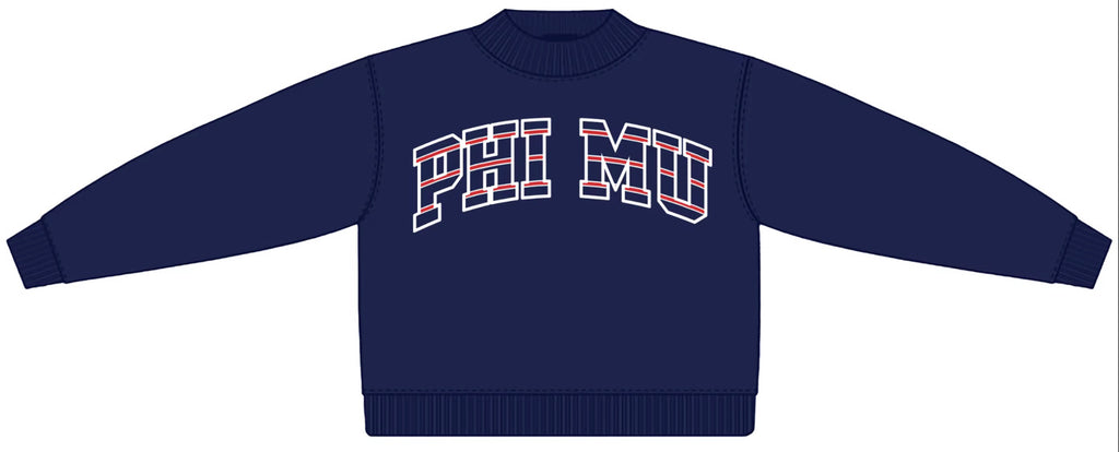Phi Mu 4th of July Mockneck