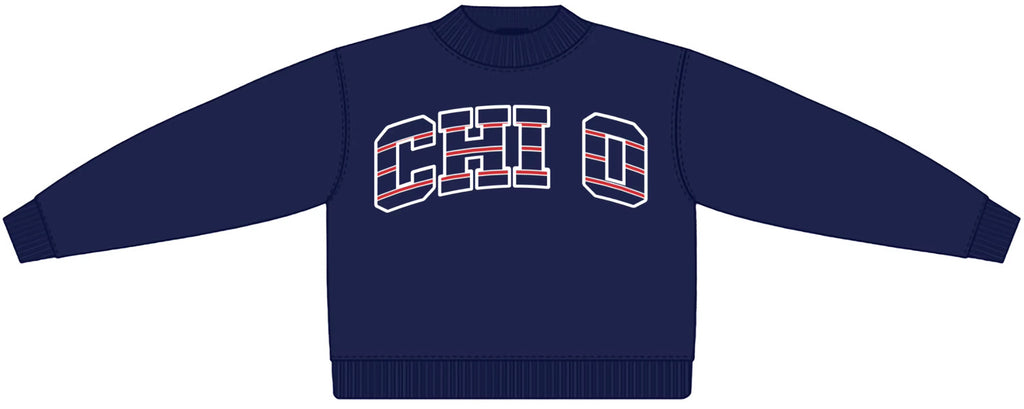 Chi O 4th of July Mockneck