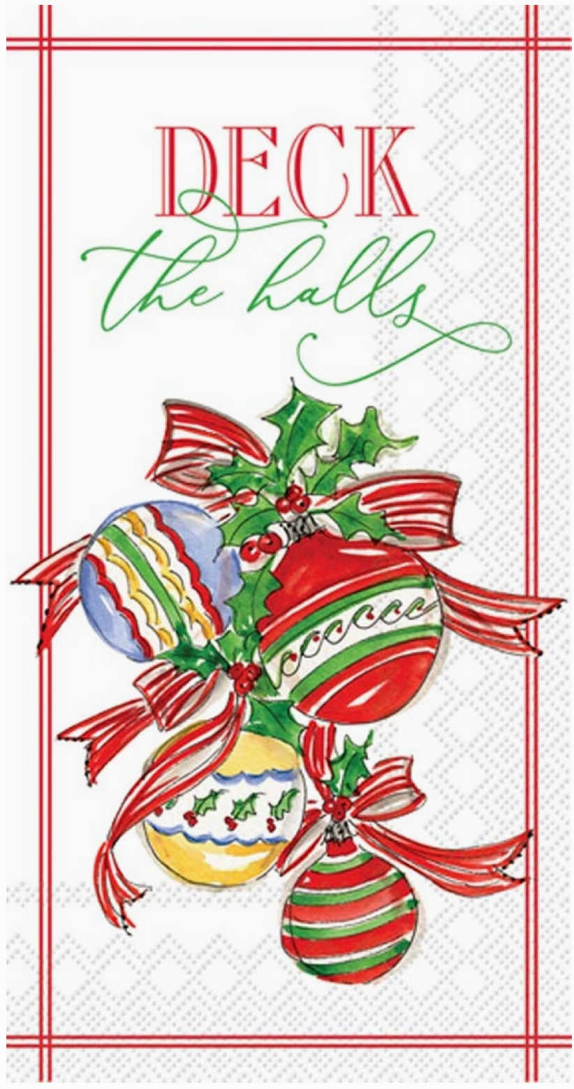 Paper Guest Towels 16 Ct Christmas Bells