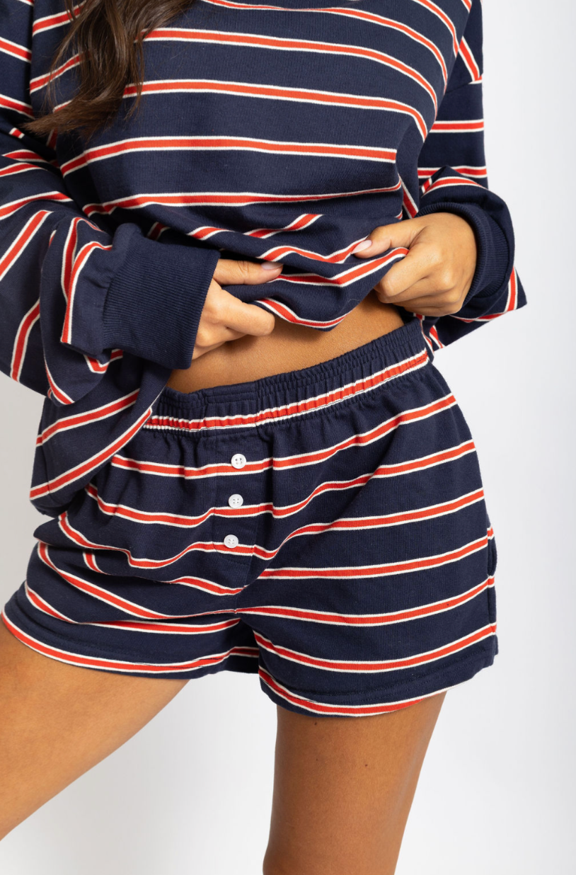 Matching Striped Shorts