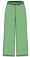 Green Striped Pants PREORDER