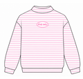 Phi Mu Striped Mockneck PREORDER