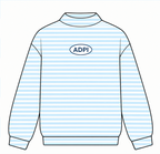 ADPi Striped Mockneck PREORDER
