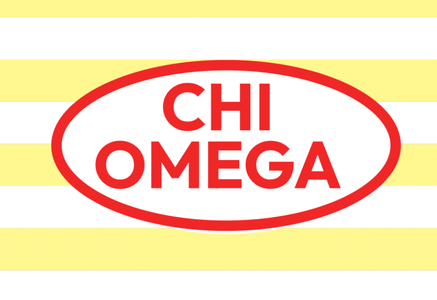 Chi O Striped Mockneck PREORDER