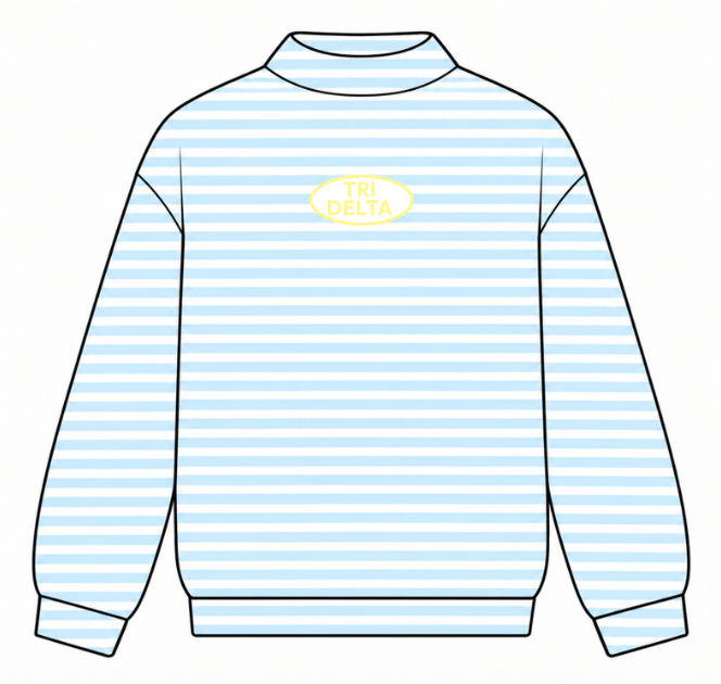DDD Striped Mockneck PREORDER